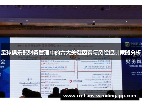 足球俱乐部财务管理中的六大关键因素与风险控制策略分析