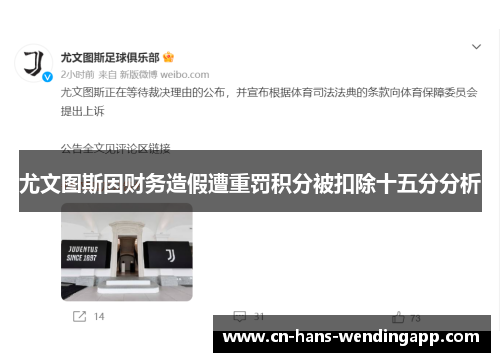 尤文图斯因财务造假遭重罚积分被扣除十五分分析